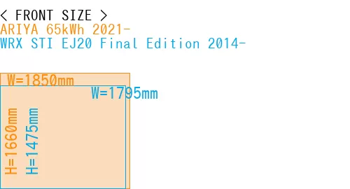 #ARIYA 65kWh 2021- + WRX STI EJ20 Final Edition 2014-